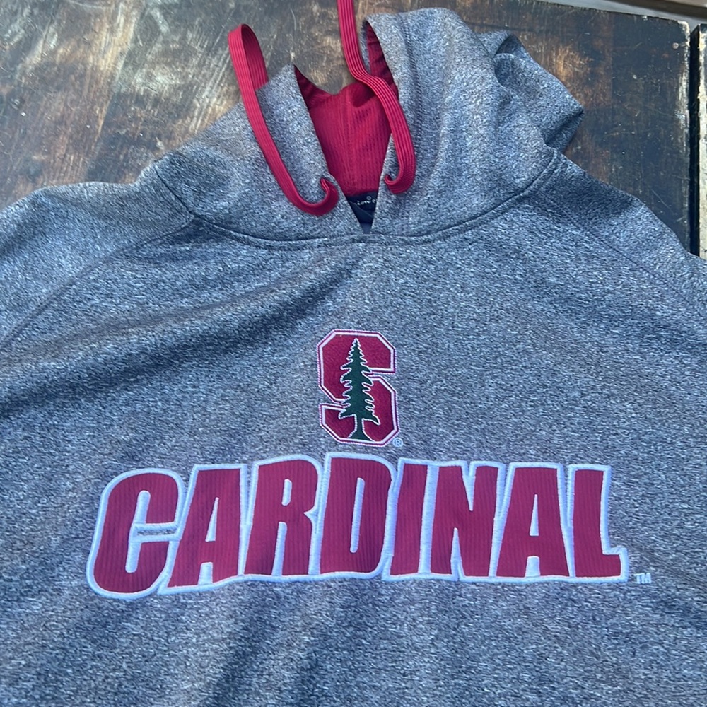 Stanford Cardinals NWOT Champion sweatshirt with a lined hood unisex mens size S